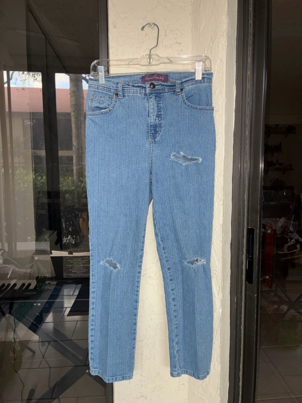 Gloria Vanderbilt Amanda High Rise Straight Leg Jeans - 10P Petite